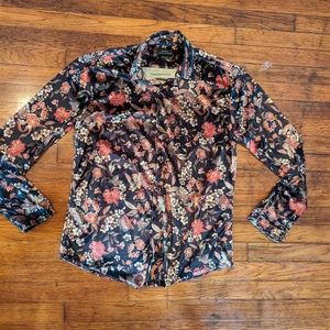 Zara Men's floral dress shirt